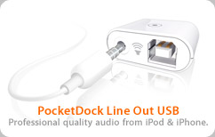 PocketDock Line Out USB
